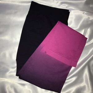Leggings Ombré Black Purple Pink